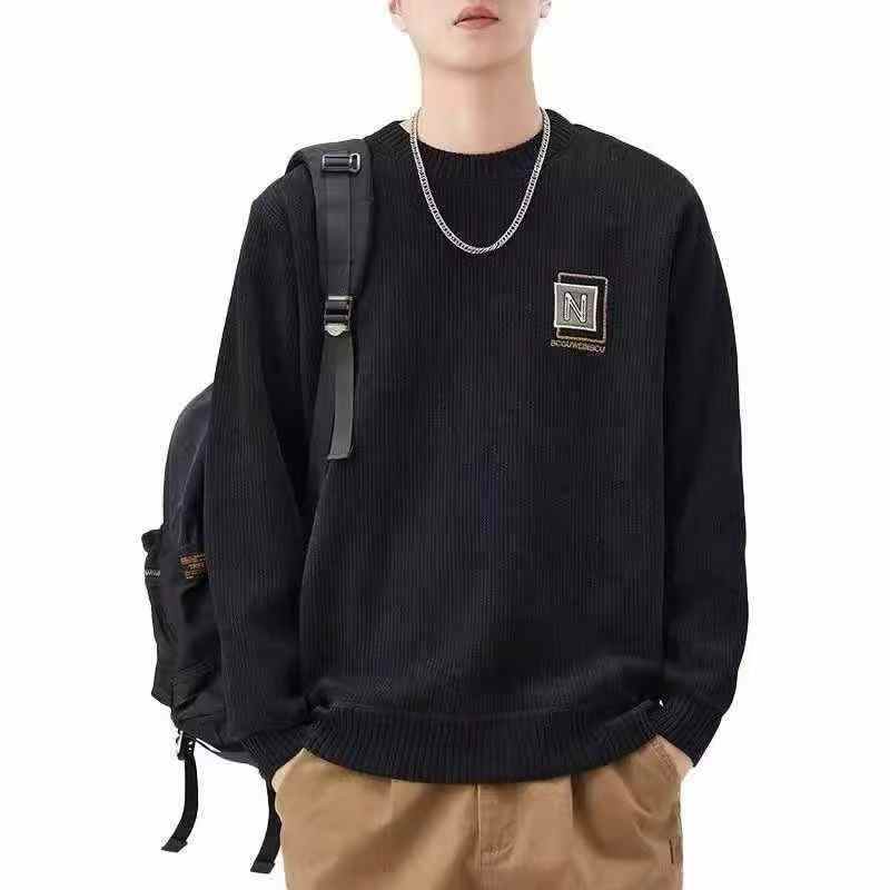 清7.8💰🧋
男装春秋季美式灯芯绒圆领潮牌百搭长袖t恤，均码，能穿120-135斤，数量235件，独立包装，货品干净，品质厚实质量好。