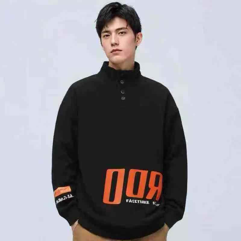 🍅8.8全清750件摇粒绒卫衣秋冬季男士高领打底衫百搭外套潮牌青少年加厚上衣！单款两色！黑色+浅绿色码数M～3XL！独立包装货品干净！