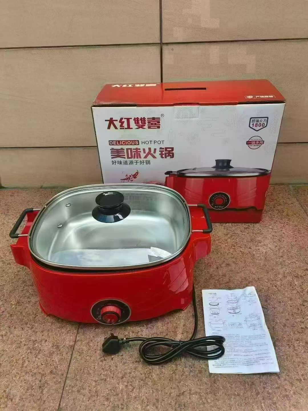 大功率1800瓦火锅最后400 台
​重量达9-10斤重一台
​质量超级好，重要的是价格狠美丽